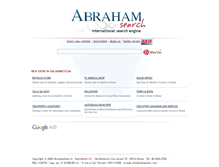 Tablet Screenshot of abrahamsearch.com